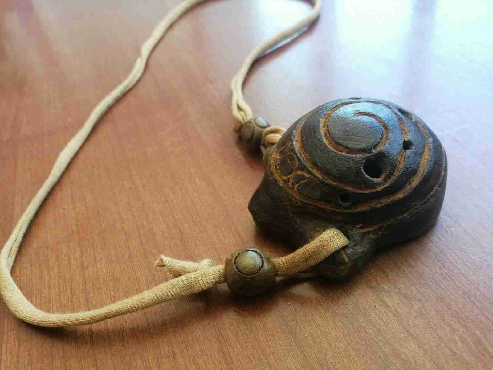 Ocarina Spiral Antiqued