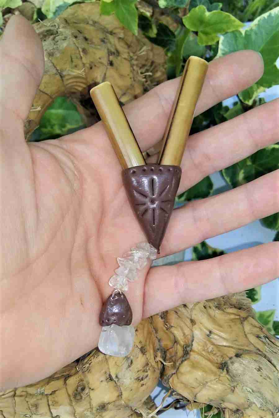 Kuripe-Bambu-Quarzo-Bianco.pendente