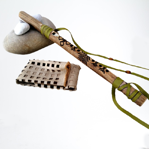 Flauto Siyotanka Grasshopper Con Custodia