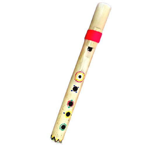 Flauto-Siyotanka-Baby-Rainbow-Homemade-Nativo-Sciamanico-Pentagonale-Suono-Anima-353852703464-3