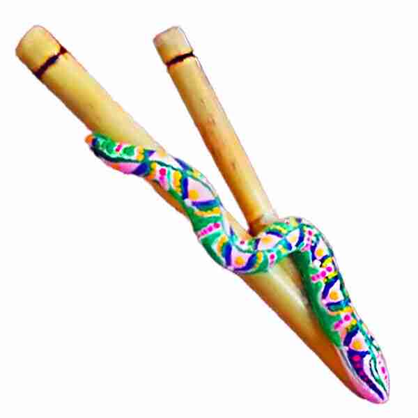 Kuripe Large Snake - Mixcolor Primordial Bamboo